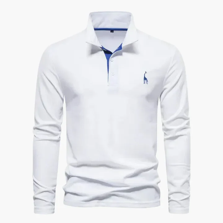 Polo à manches longues classique pour homme – Style élégant et polyvalent - Imagen 8