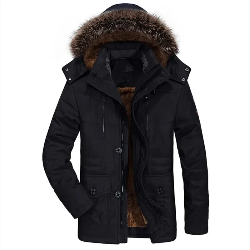 Chaqueta de invierno de algodón con capucha - Imagen 3