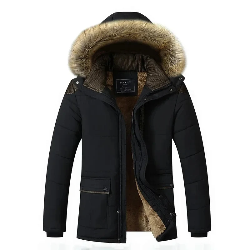 Elegante chaqueta de invierno de forro polar acolchada - Imagen 4