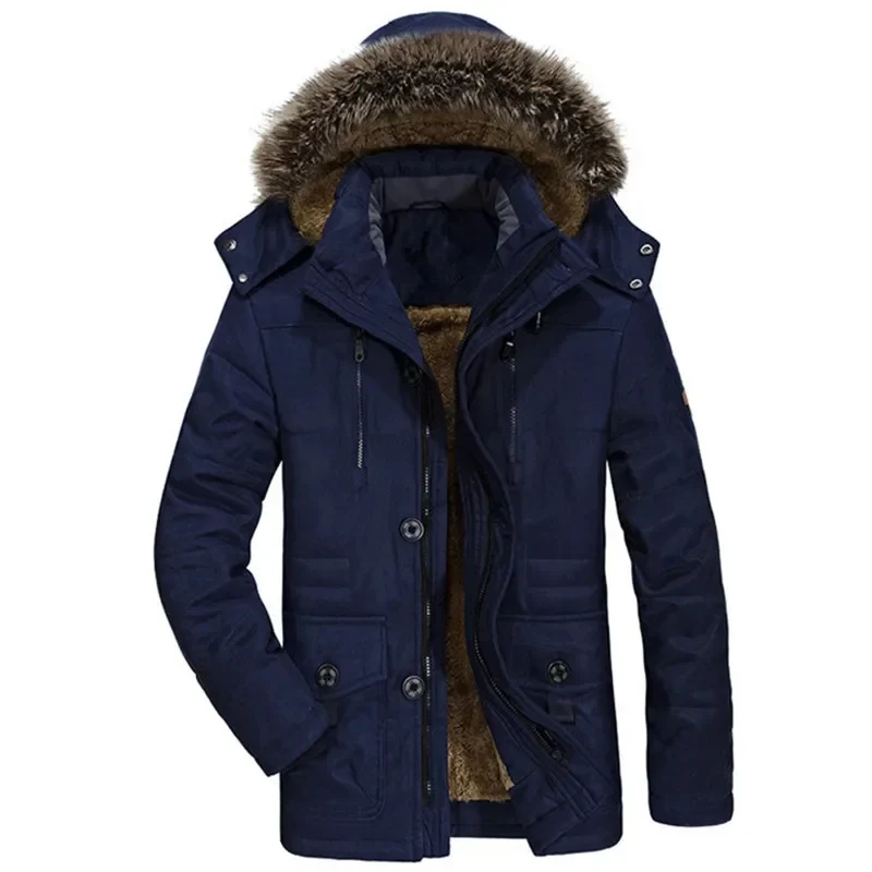 Chaqueta de invierno de algodón con capucha - Imagen 4
