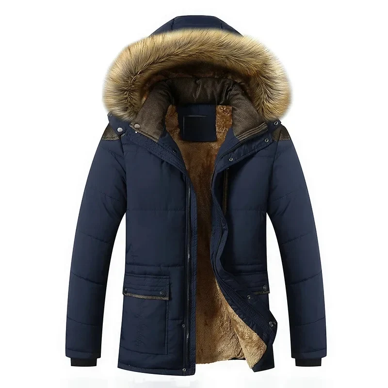 Elegante chaqueta de invierno de forro polar acolchada - Imagen 5