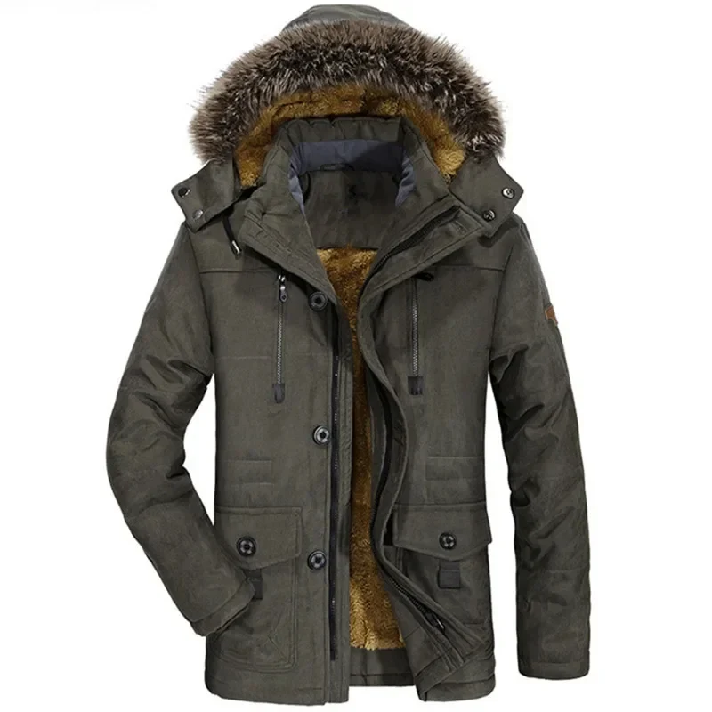 Chaqueta de invierno de algodón con capucha - Imagen 5