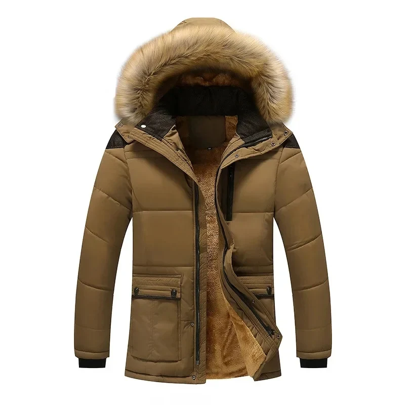 Elegante chaqueta de invierno de forro polar acolchada - Imagen 3
