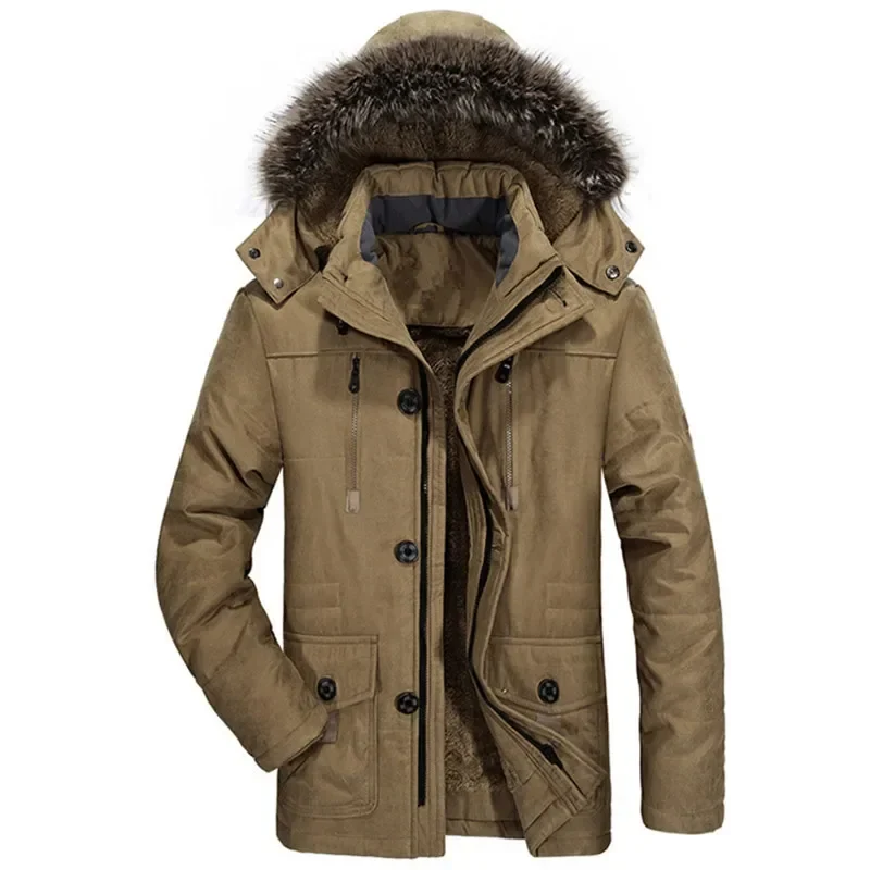 Chaqueta de invierno de algodón con capucha - Imagen 6