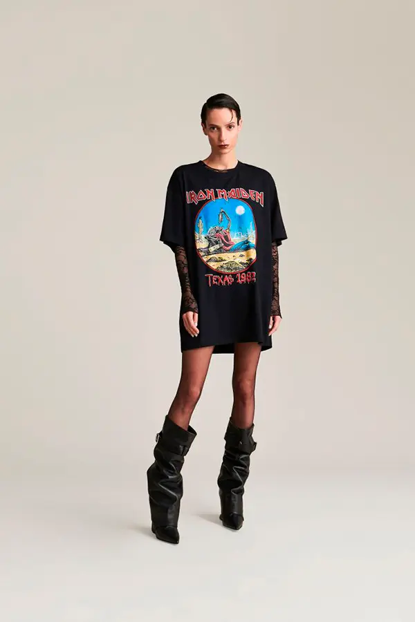 "Iron Maiden" vestido/camiseta Aniye BY - Imagen 2