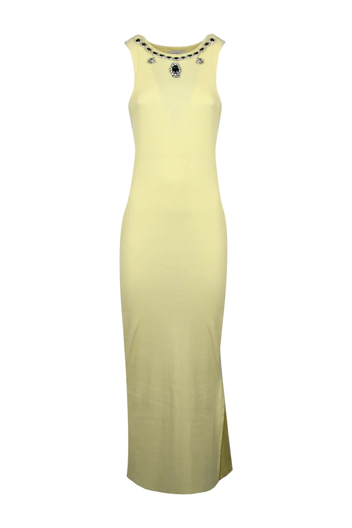 "Costina" vestido (disponible en blanco y amarillo) Odi et Amo - Imagen 3