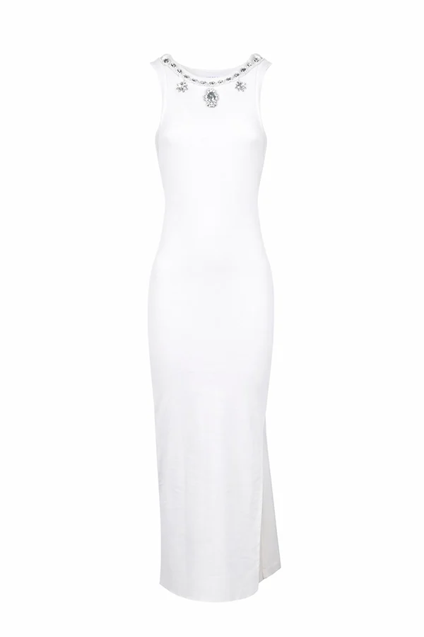 "Costina" vestido (disponible en blanco y amarillo) Odi et Amo - Imagen 4