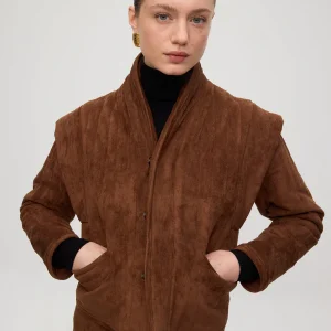 WALL SUEDE – Chaqueta acolchada mangas desmontables MIOH
