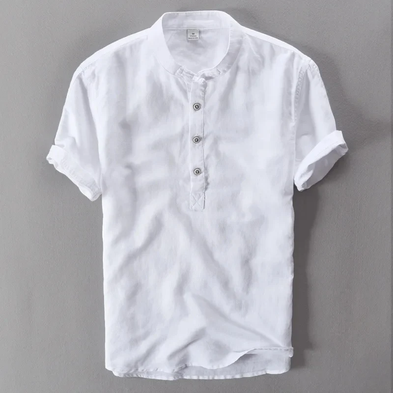 Camisa elegante de verano de algodón - Imagen 3