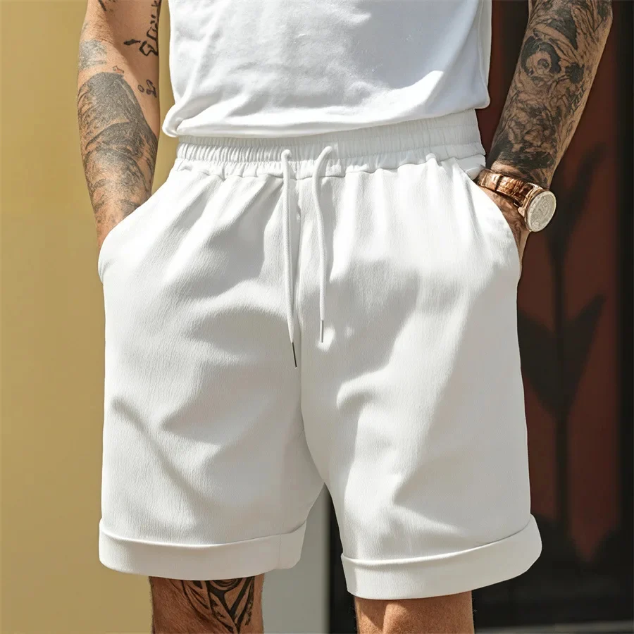Pantalones cortos elegantes para hombre - Imagen 3