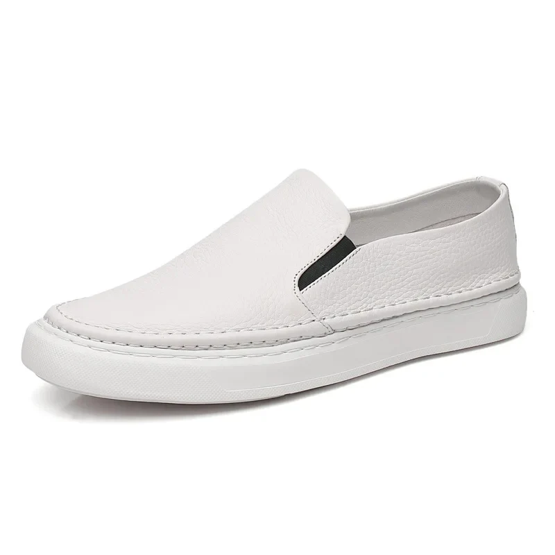 Zapatos elegantes de piel sin cordones - Imagen 3