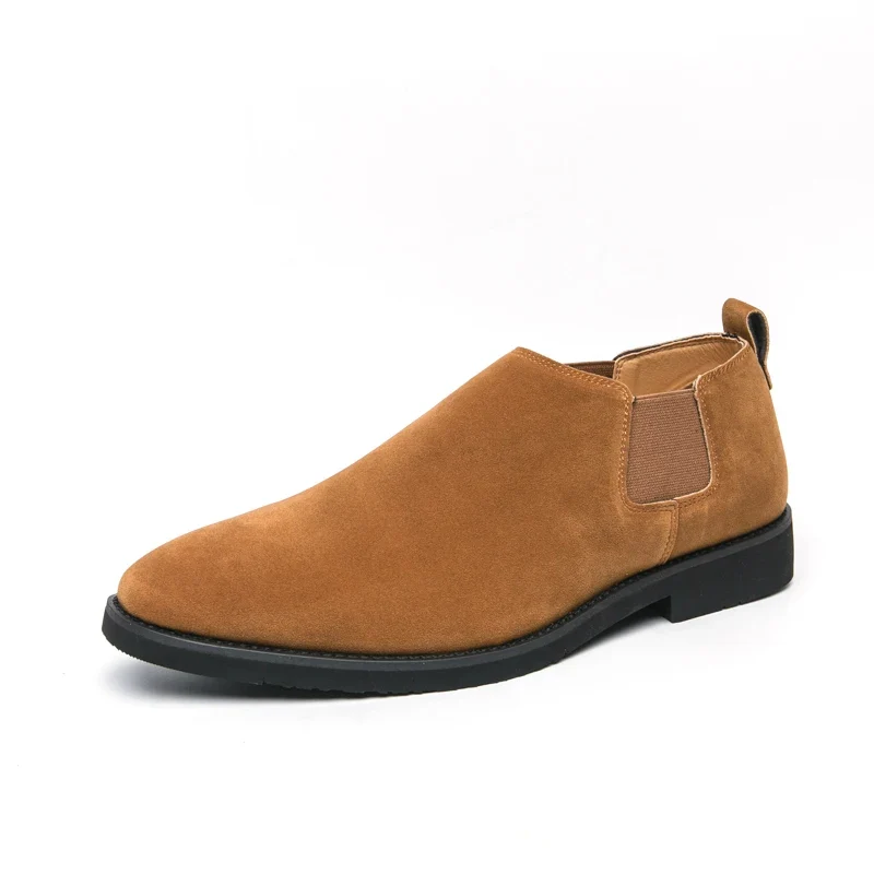 Elegantes zapatos británicos de ante - Imagen 6