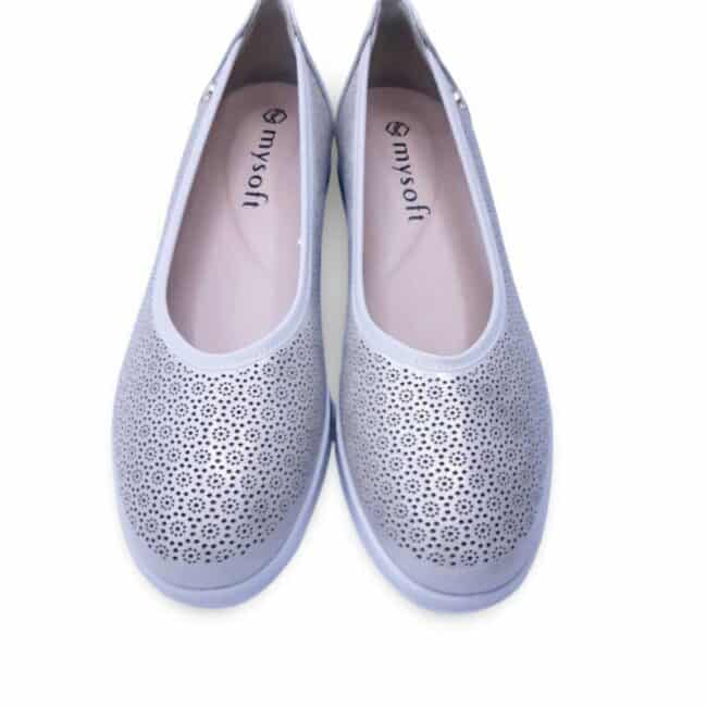 Zapato bailarina cuña Mysoft 34M314 - Imagen 4