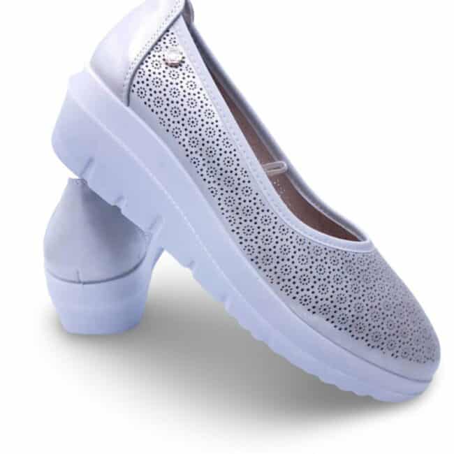 Zapato bailarina cuña Mysoft 34M314 - Imagen 5