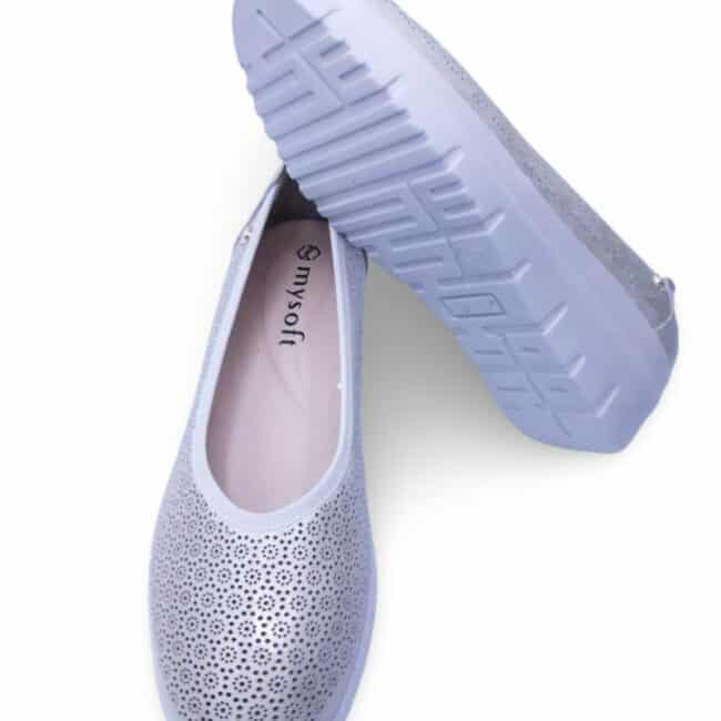 Zapato bailarina cuña Mysoft 34M314 - Imagen 8